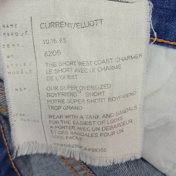 Current/Elliott The Short Westcoast Charmer denim 26 - Picture 7 of 9